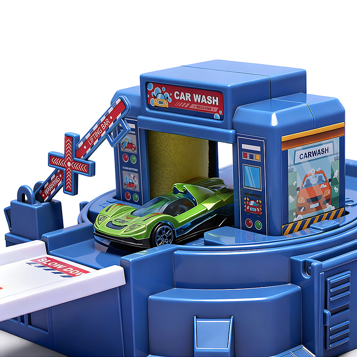 Автомойка 652-J30 "Гоночные авто" в коробке