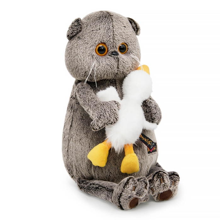 Кот Басик сонный с Гусиком (пижамница)