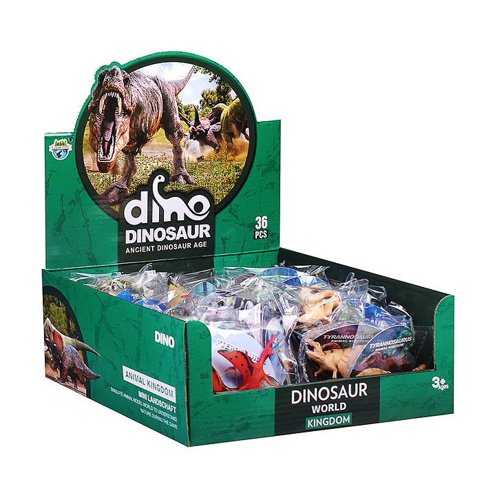 Набор животных JS20-1 "Динозавры" (в ассортименте) в коробке