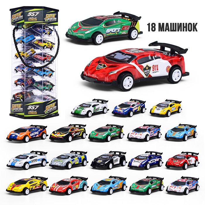 Набор машин KZ957-100 "Стальной Эхо" металл, в коробке