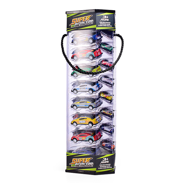 Набор машин KZ957-101 "Супер драйв" металл, в коробке