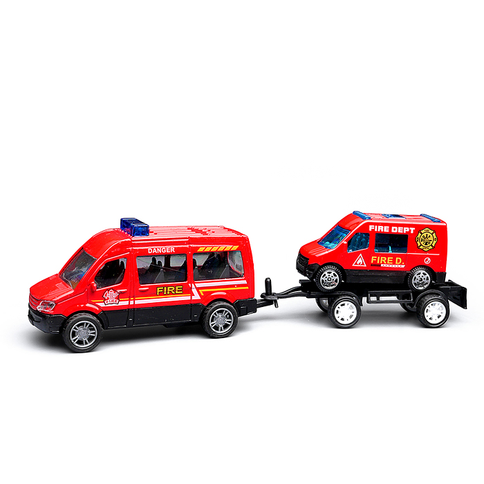 Машина BX-198 "Пожарная служба" металл, вкоробке