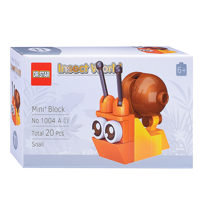 Фото к товару Конструктор 1004A "Насекомые" (в ассортименте) в коробке Конструктор 1004A "Насекомые" (в ассортименте) в коробке