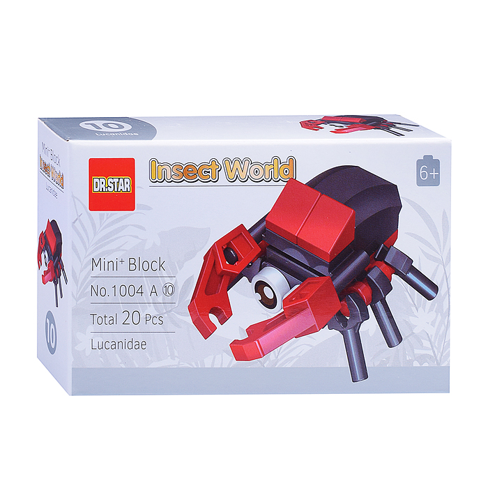 Фото к товару Конструктор 1004A "Насекомые" (в ассортименте) в коробке Конструктор 1004A "Насекомые" (в ассортименте) в коробке