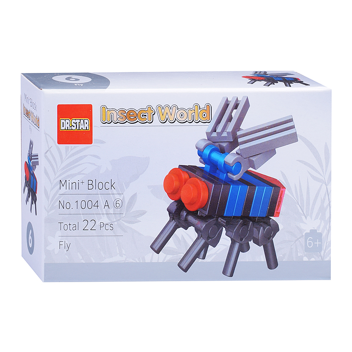 Фото к товару Конструктор 1004A "Насекомые" (в ассортименте) в коробке Конструктор 1004A "Насекомые" (в ассортименте) в коробке