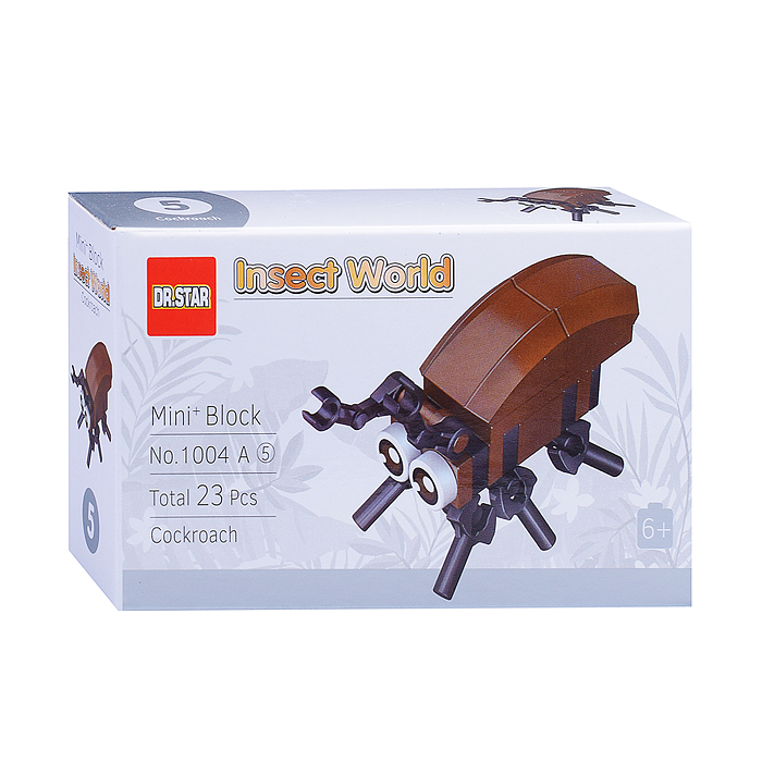 Фото к товару Конструктор 1004A "Насекомые" (в ассортименте) в коробке Конструктор 1004A "Насекомые" (в ассортименте) в коробке