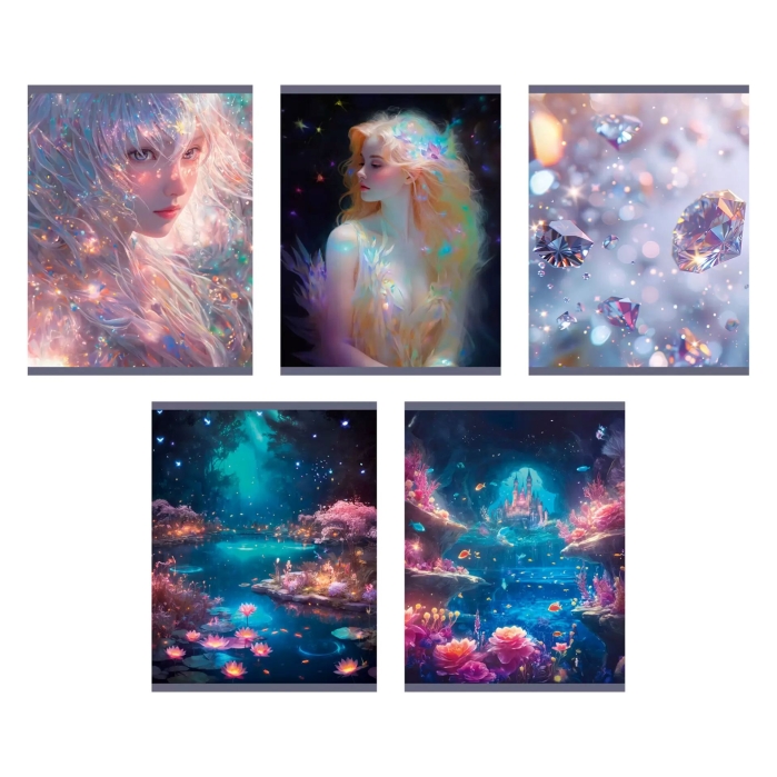 Тетрадь 48л. клетка "Нежная тетрадь" скрепка. обл.: мел.картон, мат. ламин. с эфф. "Мокрый шелк"