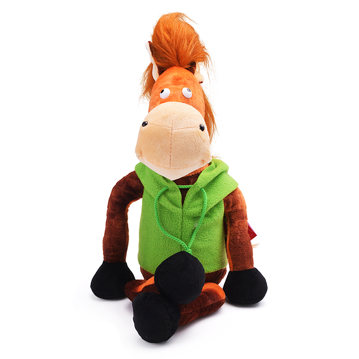 Мягкая игрушка. Конь Юрий (коричневый)