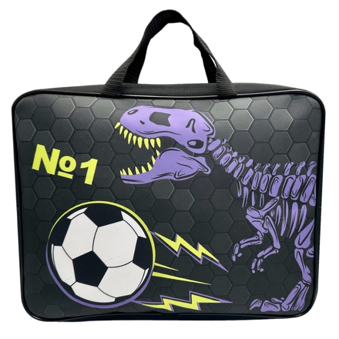 Папка - сумка "Дино" А4, боковина - 75 мм