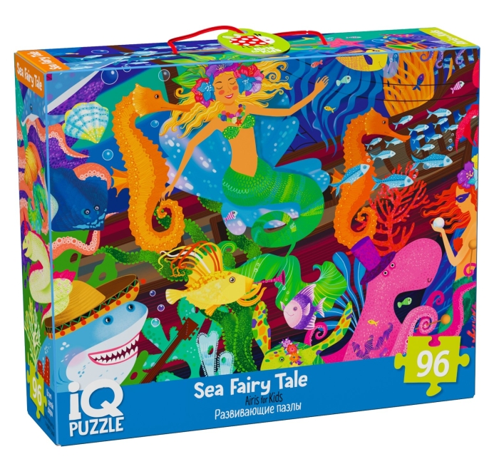 IQ Пазл с развивающей игрой 96 "Морская сказка" 6+ (new)
