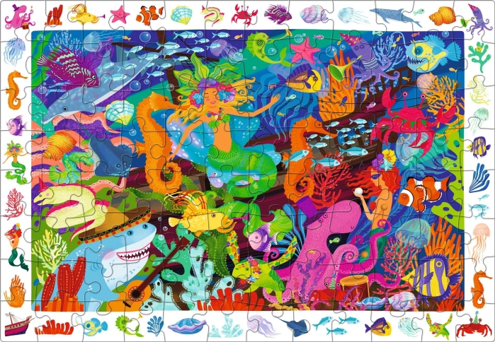 IQ Пазл с развивающей игрой 96 "Морская сказка" 6+ (new)