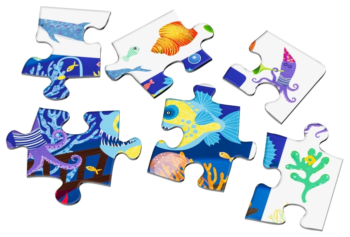 IQ Пазл с развивающей игрой 96 "Морская сказка" 6+ (new)