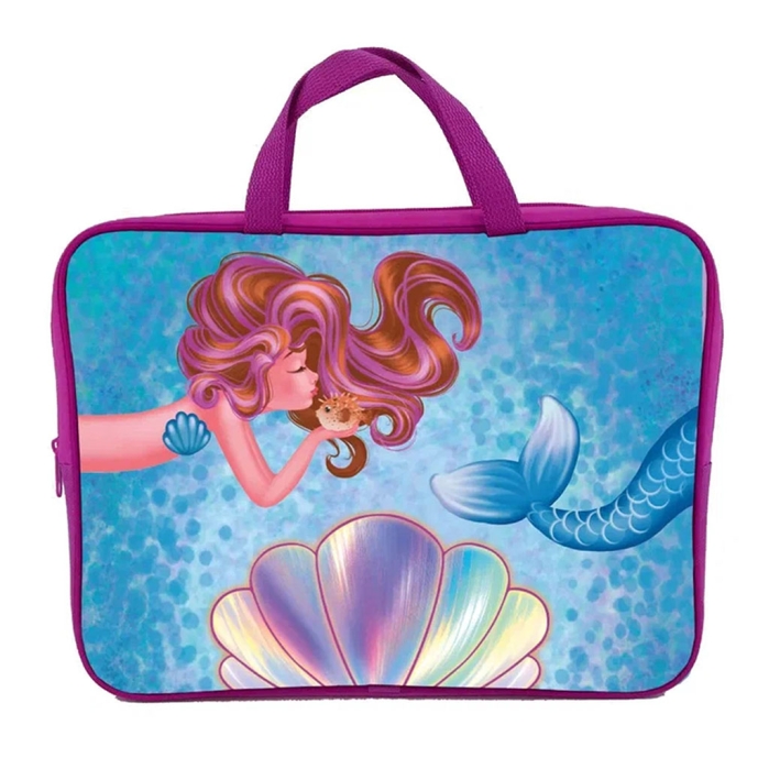 Папка - сумка "Русалка" А4, боковина - 75 мм