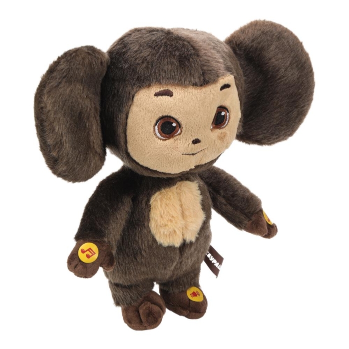 Игрушка мягкая Чебурашка 30 см, муз чип. в пакете