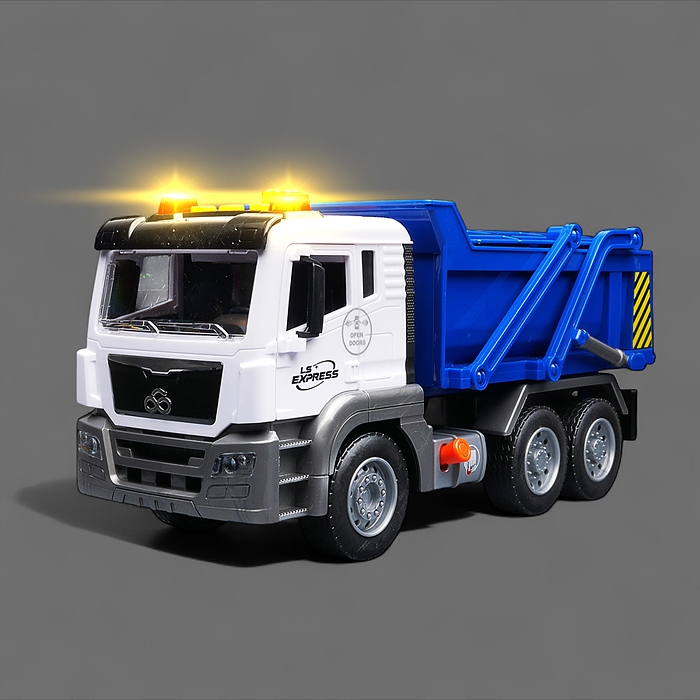 Машина WY1110A "Самосвал" 1:10 (свет, звук) в коробке