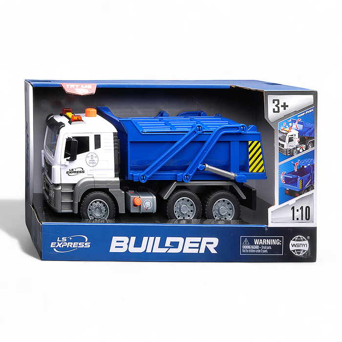 Машина WY1110A "Самосвал" 1:10 (свет, звук) в коробке