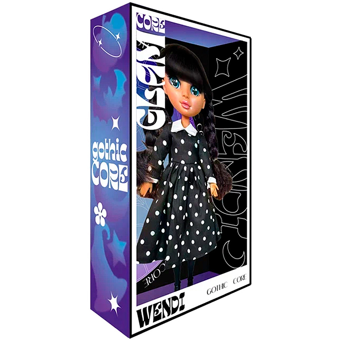 Модная кукла коллекция Glam Core, Венди Gothic Core, платье в горох