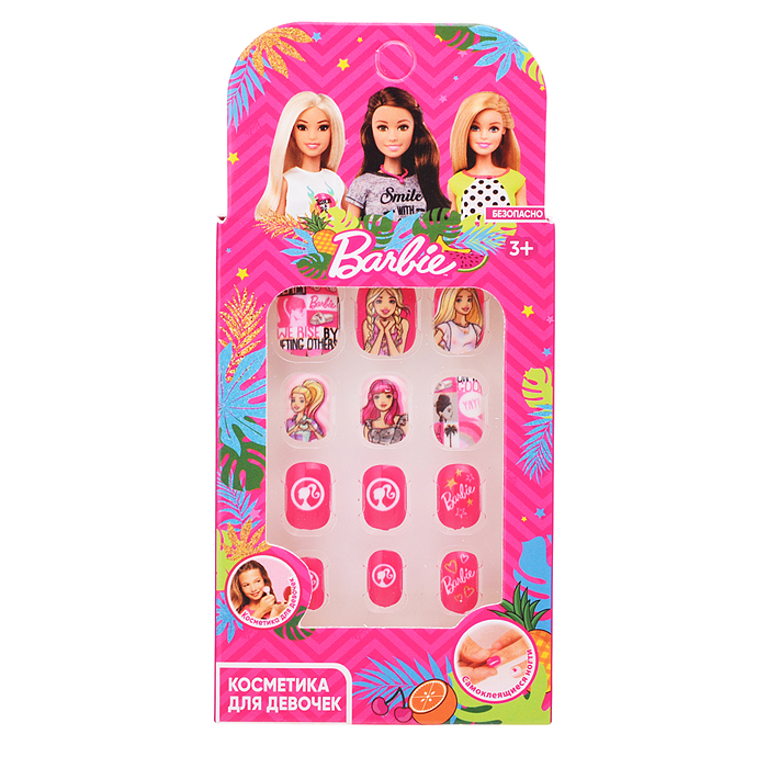 Накладные ногти "Барби" в коробке 
