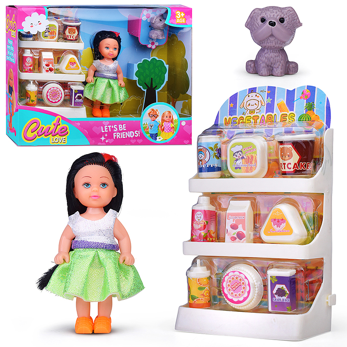 Кукла SM022-9 "Элла" с аксессуарами, в коробке