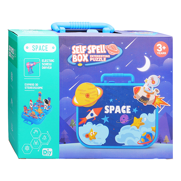 Конструктор H321-333 "Космическая станция" (298 дет.) в коробке