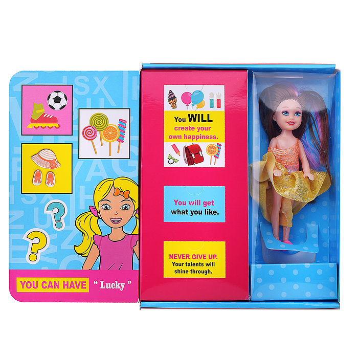 Кукла KL005-10 "Луна модница" с аксессуарами, в коробке