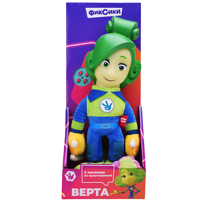 Мягкая игрушка "Фиксики" Верта 27 см, муз. чип, в коробке Мягкая игрушка "Фиксики" Верта 27 см, муз. чип, в коробке