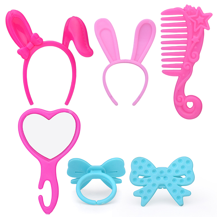 Кукла SM008-10 "Модный гардероб" с аксессуарами, в коробке