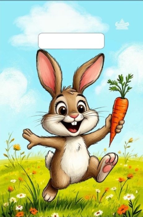 Пакет "Зайка и ежик" пакет вырубной (300х200х30)