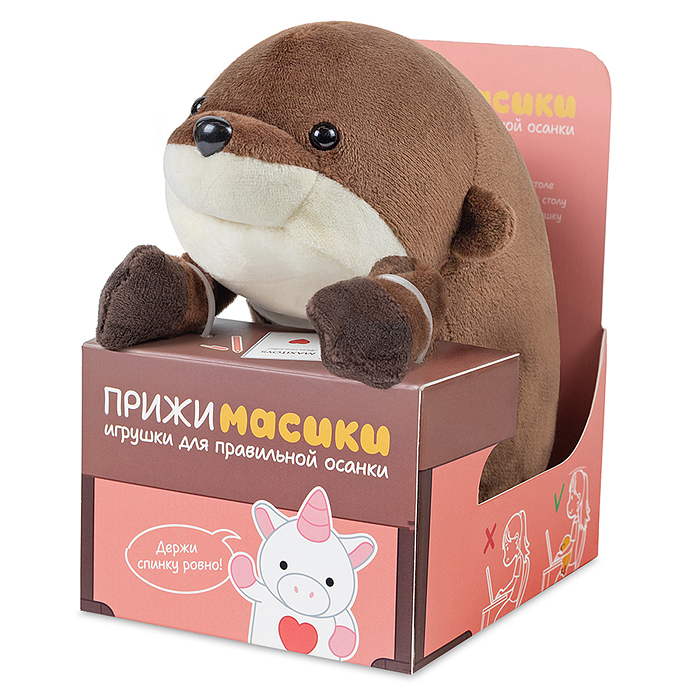 Бобёр Боб, 18см, в коробке