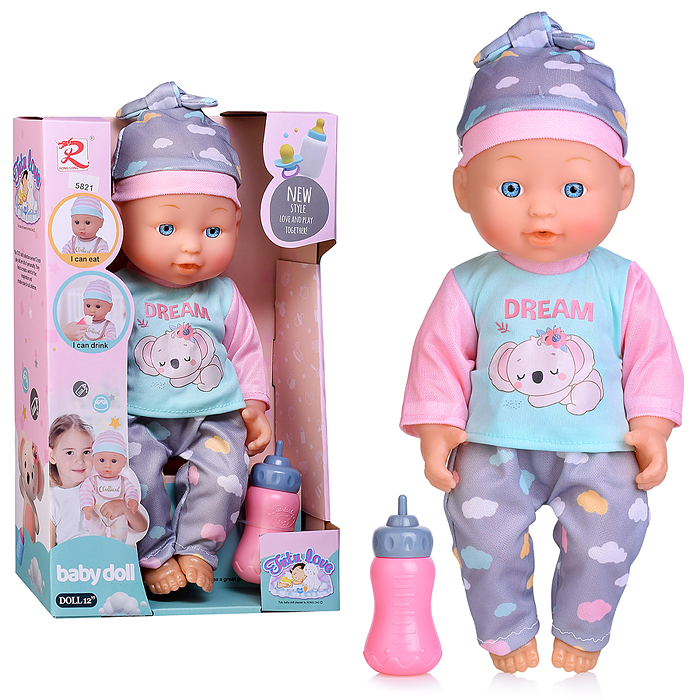 Пупс 5821 "Виолетта" с аксессуарами, в коробке