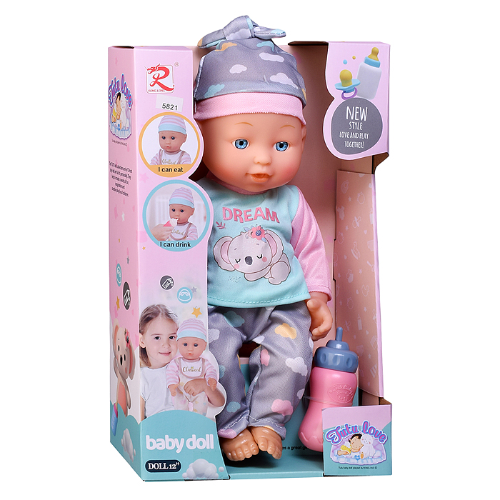 Пупс 5821 "Виолетта" с аксессуарами, в коробке