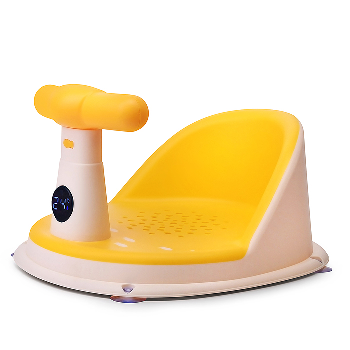 Детский стульчик - сиденье с термометром (желтый)