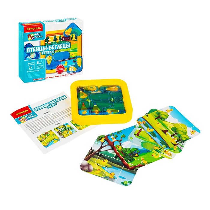 Игра настольная логическая БондиЛогика "Птенцы-беглецы. Утятки"
