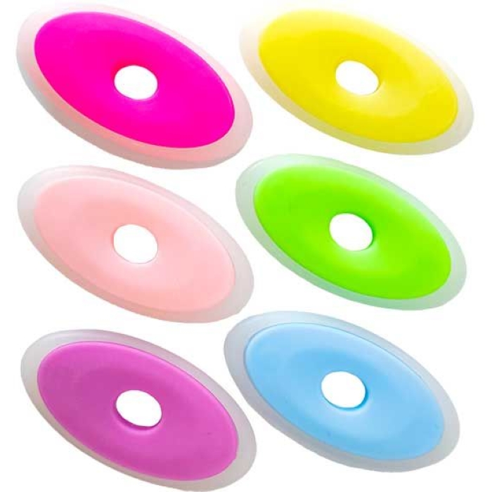 Ластик "School" для гелевых стираемых чернил, овальный, 50x25мм, с пластиковым держателем