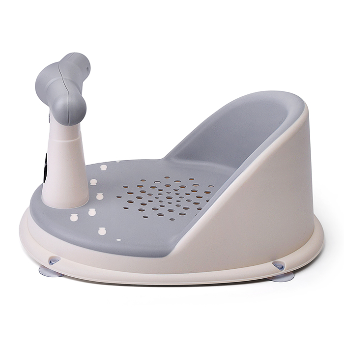 Детский стульчик - сиденье с термометром (серый)