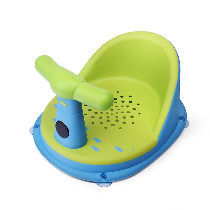 Детский стульчик - сиденье с термометром (зеленый)