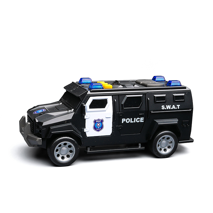 Машина WY1133A "Полицейский броневик" 1:32 (свет, звук) в коробке