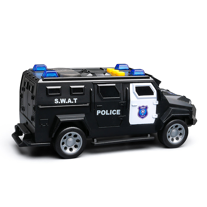 Машина WY1133A "Полицейский броневик" 1:32 (свет, звук) в коробке