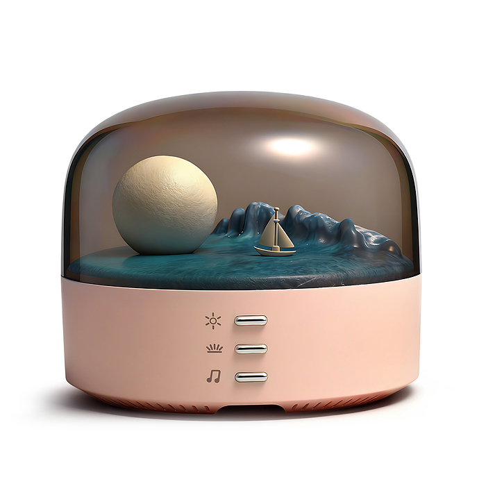 Светильник-колонка YX-02 "Лунный свет" (с Bluetooth) в коробке