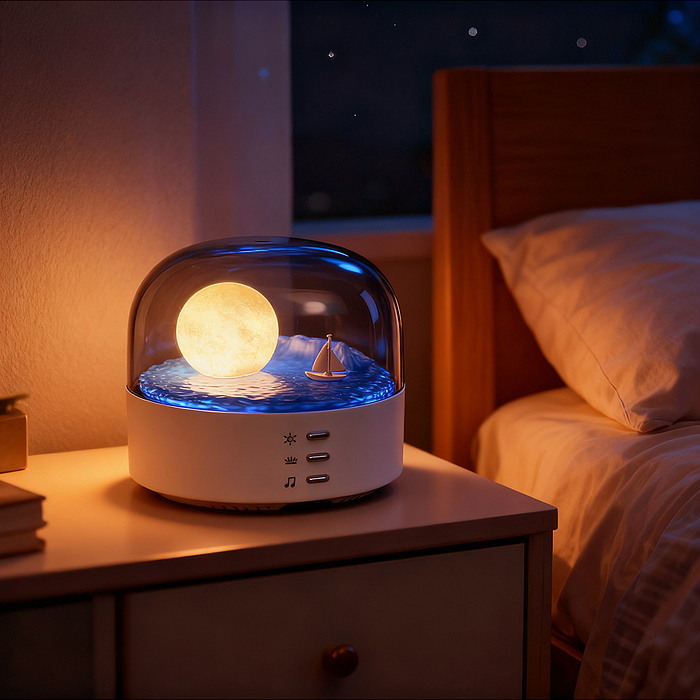 Светильник-колонка YX-02 "Лунный свет" (с Bluetooth) в коробке