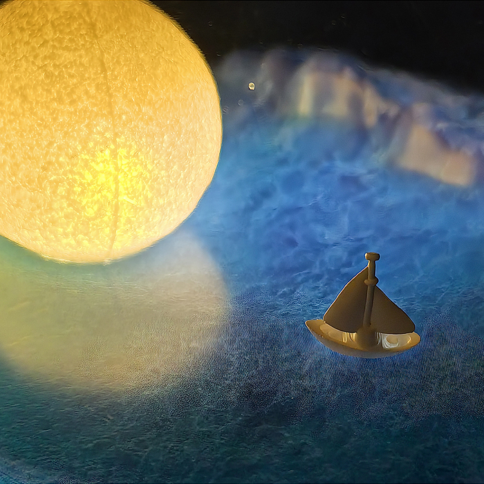 Светильник-колонка YX-02 "Лунный свет" (с Bluetooth) в коробке