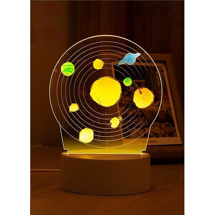 Ночник детский CY721-28 "Солнечная система" в коробке