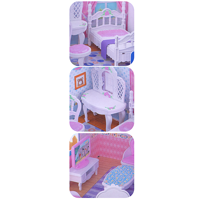 Дом для куклы 0588-20 "Хорошая семья" в коробке