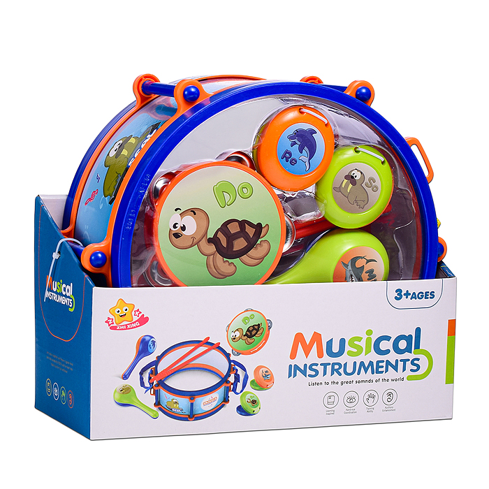 Набор музыкальных инструментов 717 "Вечериночка" в коробке