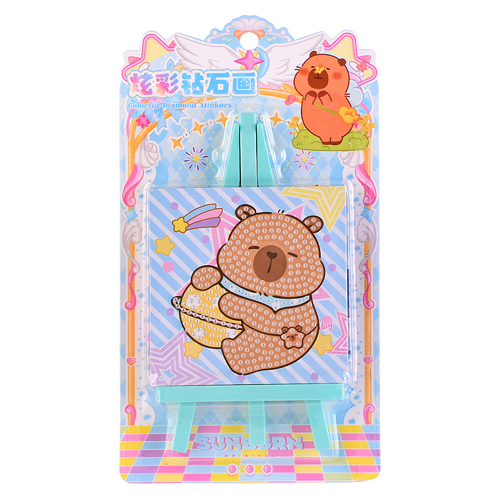 Мозаика алмазная 00-7592 "Милая капибара" 21.5*12см