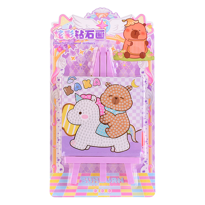 Мозаика алмазная 00-7592 "Милая капибара" 21.5*12см