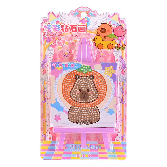 Мозаика алмазная 00-7592 "Милая капибара" 21.5*12см