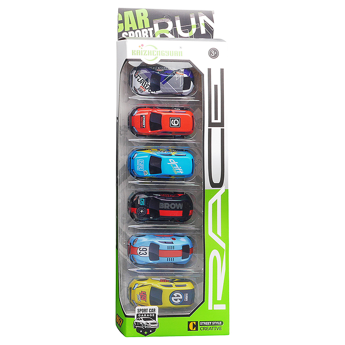 Набор машин KZ957-019 "Крутящий момент" металл, в коробке