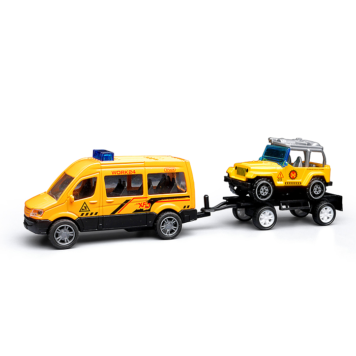 Машина BX-199 "Стройка" металл, в коробке