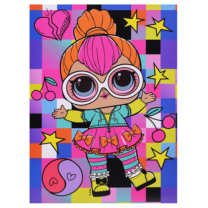 Гелевая мозаика 17x23 см "ЛОЛ" 